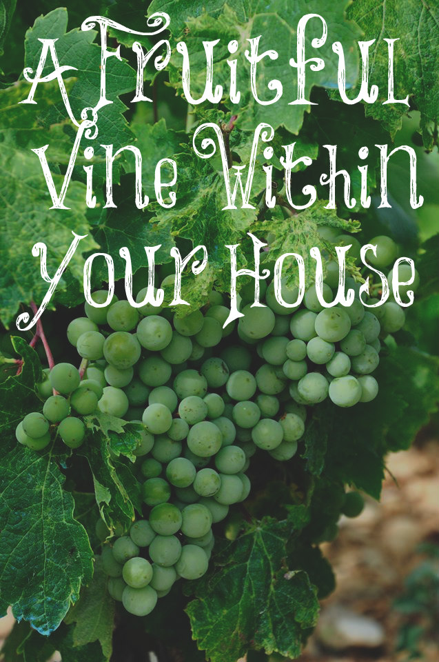 A Fruitful Vine Within Your House